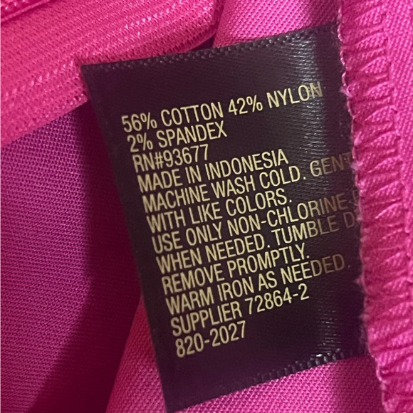 WORTHINGTON sexy career Pink Midi A-Line Skirt - Picture 6 of 7